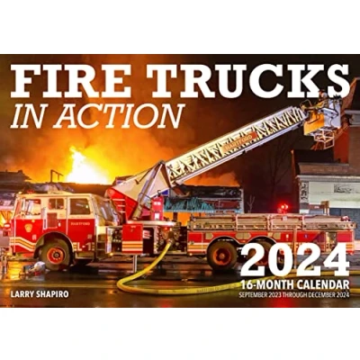 Abbildung von Fire Trucks in Action 2024: 16 Month Calendar: September 2023 to December 2024