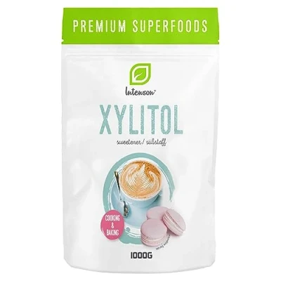 Abbildung von Intenson Xylitol 1kg Kalorienreduzierter Zuckerersatz 100% Natürlicher Vegan Süßstoff Granuliert