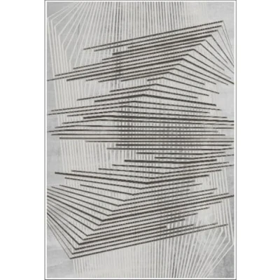 Abbildung von MANI TEXTILE Teppich, Grau, 80 x 150 cm