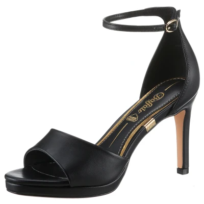 Abbildung von Buffalo Ronja High Heel Sandalette, Damen, Größe: 42, Black Schuhe