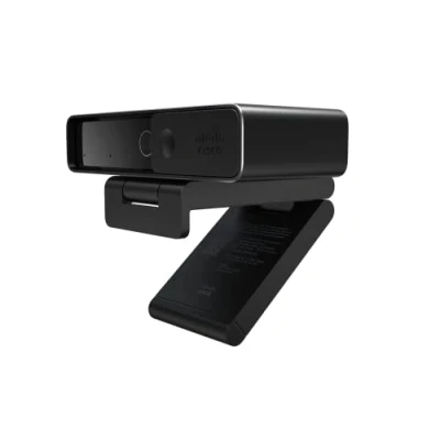 Abbildung von Cisco Webex Desk Kamera mit bis zu 4K Ultra HD Video, Doppelmikrofon, iHDR fähige Leistung auch bei schlechter Beleuchtung, Carbon Black, 1 Jahr eingeschränkte Hardwaregarantie (CD DSKCAM C WW)