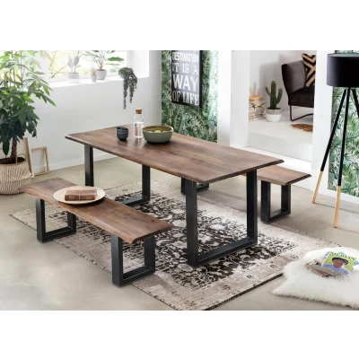 Abbildung von SIT Möbel TABLES &amp; CO Tisch 200 x 100 cm mit Baumkante wie gewachsen