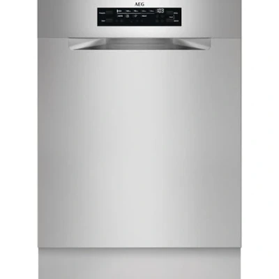 Abbildung von AEG Unterbau Geschirrspüler 60cm, Spülmaschine Serie 7000: mit Glasschutz, Energieklasse B, Besteckschublade, personalisierte Zeit Steuerung, leise 42dB, Wasserstopp, 14 MG, FUS7570APM