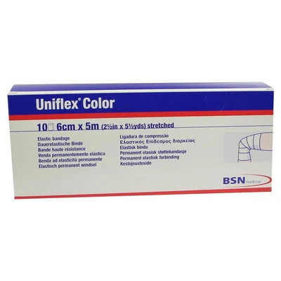 Abbildung von Uniflex Universal Binden 6 cmx5 m rot 10 St