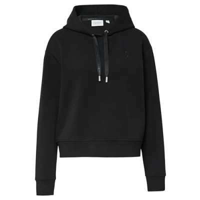 Abbildung von comma casual identity Kapuzensweatshirt, cropped, casual, mit Kapuze, Baumwollmischung