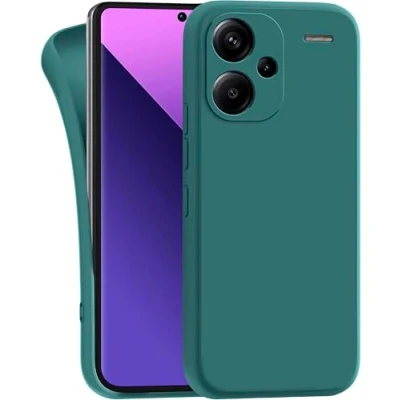 Abbildung von MyGadget Hülle kompatibel mit Xiaomi Redmi Note 13 Pro Plus 5G robuste Handyhülle TPU Case Slim Silikonhülle Back Cover Kratzfest Schutzhülle Matt Olivgrün