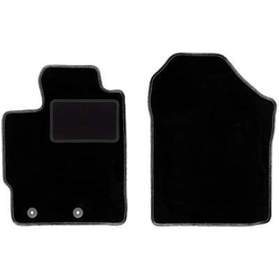 Abbildung von Wielganizator Automatte Passend für Toyota Verso S Minivan 2010 2015 Velours Autozubehör Praktische Fußmatte Auto 2 teilig schwarz