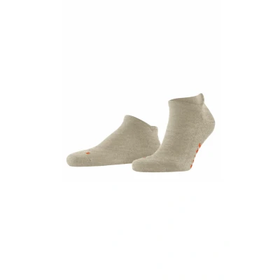 Abbildung von FALKE Unisex Keep Warm U SN Wolle kurz einfarbig 1 Paar Sneakersocken, Beige (Beige Melange 4043), 44 45