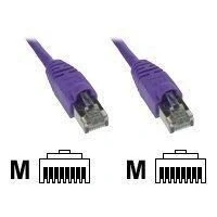 Abbildung von InLine 72550P Patchkabel, SF/UTP, Cat.5e, purple, 0,5m