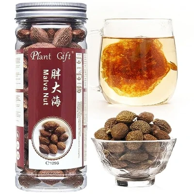 Abbildung von Plant Gift Malva Nut, Dried Sterculia Lychnophora Tea, 胖大海 Nuss, getrocknete Tee, Lyglora hypotensiv, Pangdahai 125g / 4.4oz