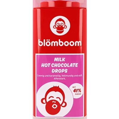 Abbildung von Blömboom Milk Hot Chocolate Drops Bio (200 g), Vollmilch Trinkschokolade, heiße Schokolade