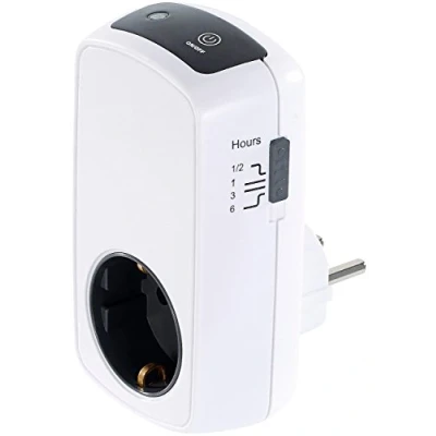 Abbildung von revolt Countdown Timer Schalter: Steckdose mit Countup und Timer, Kinderschutz, 3.680 Watt (Strom Einschalt Steckdose, Automatische Abschaltung)