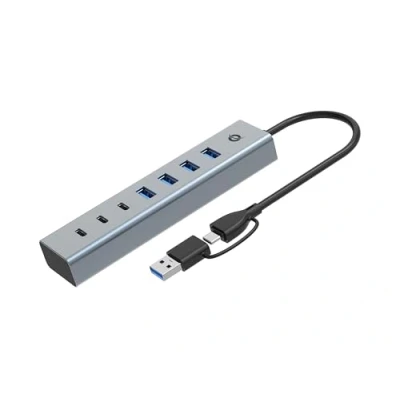 Abbildung von CONCEPTRONIC HUBBIES20G 7 Port USB 3.2 Gen 1 Hub, 5Gbps, C x 3, A 4