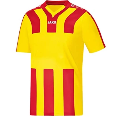 Abbildung von JAKO Herren Fußballtrikots Trikot Santos KA, citro/rot, M, 4202