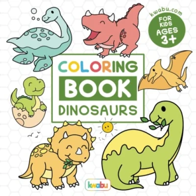 Abbildung von Coloring Book Dinosaurs For Kids: Preschool Children Ages 3 5 T Rex, Stegosaurus, Triceratops &amp; Many More Big Dino Illustrations To Color ... Books 5)