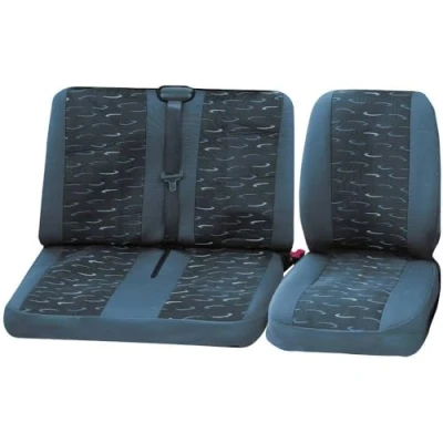 Abbildung von CARTREND 79 4020 01 Sitzschonbezug grau Textil hinten