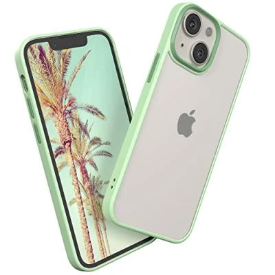 Abbildung von EAZY CASE Ultra Schutz Outdoor Hülle kompatibel mit iPhone 13 Mini, hochwertige Schutzhülle Aufprallschutz, Stoßfest und Kratzfest, dünne Handyhülle Kameraschutz, Grün
