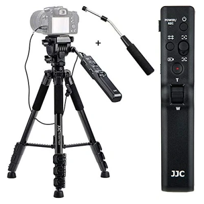 Abbildung von JJC Kompaktes Fernbedienungsstativ ersetzt VCT VPR1 für Sony Alpha A9 A7R IV A7 III A7S II A6000 A6600 A6500 A6400 A6300 A6100 ZV 1 RX100 VII VI RX10 HDR CX405 CX440 CX455 CX675 CX900