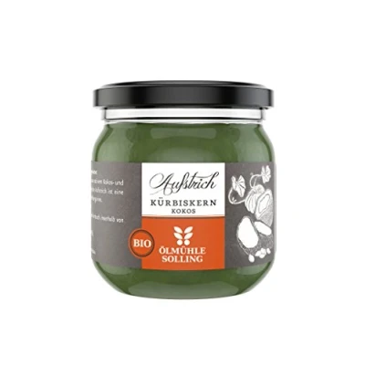 Abbildung von Ölmühle Solling Bio Aufstrich Kürbiskern Kokos, 1er Pack (1 x 160 g)