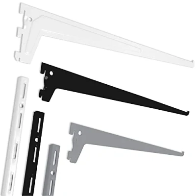 Abbildung von ib style Wandregal Regalbodenträger Regalträger 1 reihig weiß 25cm, Raster 50mm