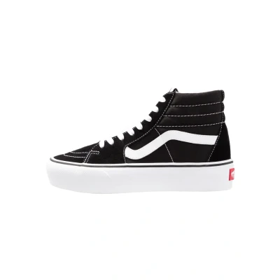 Abbildung von Vans UA SK8HI Platform 2.0 Sneaker high, Damen, Größe: 40, Black/true white Leder und textil