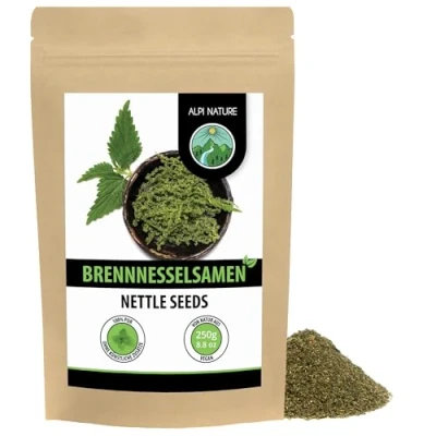 Abbildung von Brennesselsamen (250g), Brennesselsaat 100% naturrein, Brennessel Samen natürlich ohne Zusätze, vegan