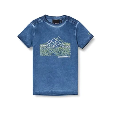 Abbildung von CMP Kinder T Shirt aus Stretch Jersey, Staubiges Blau, 116