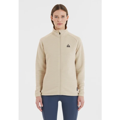Abbildung von SOS Midlayer Sweatjacke, Damen, Größe: Large, Lichtbeige