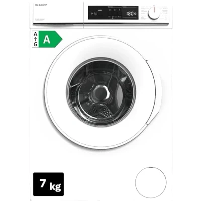Abbildung von Sharp Waschmaschine Budget PROMO &quot;ES NFA714WWNNA DE&quot;, 7 kg, 1400 U/min, 7kg / A AquaStop /White