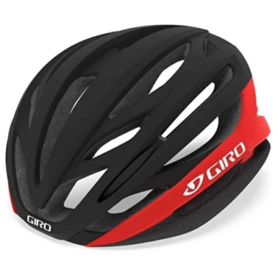 Abbildung von Giro Unisex Erwachsene Syntax Fahrradhelm Road, Matte Black/Bright red, S (51 55cm)
