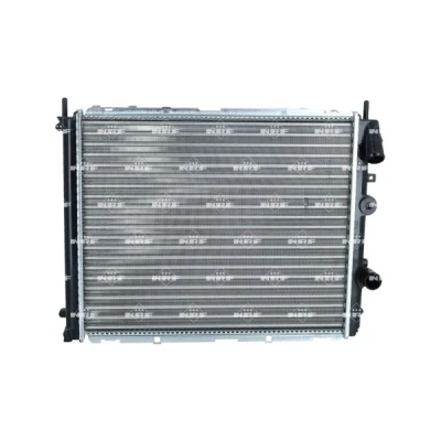 Abbildung von NRF 58210A Kühler, Motorkühlung Aluminium 476mm 386mm 34mm Kühlrippen mechanisch gefügt RENAULT: Kangoo I, I Rapid, CLIO 2