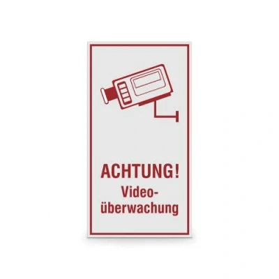 Abbildung von SafetyMarking Hinweisschild 21.5211 Videoüberwachung Folie selbstklebe