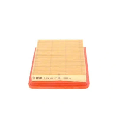 Abbildung von BOSCH F 026 400 187 Luftfilter 41 174,5 255 Filtereinsatz HYUNDAI: Coupe II, Elantra III Schrägheck, Limousine, KIA: Cerato Schrägheck