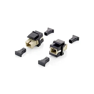 Abbildung von Equip LWL Durchführungsmodul Keystone SC Simplex (8 er Set)