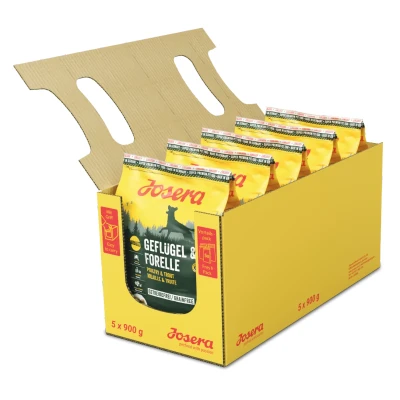 Abbildung von Josera Geflügel &amp; Forelle 5 x 900 g