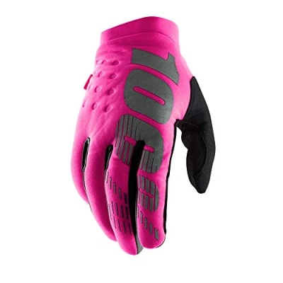 Abbildung von 100% Erwachsene Brisker Handschuhe, Neon Rosa Schwarz, M