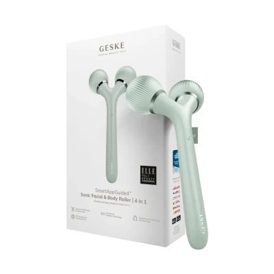 Abbildung von Geske SMARTAPPGUIDED Sonic Facial BODY Roller 4 IN 1 Gesichtspflege Zubehör, Größe: One Size, Green