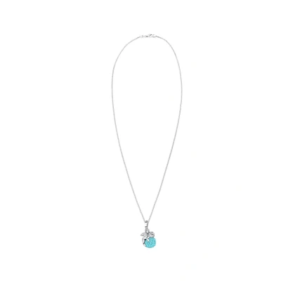 Abbildung von Elli Talisman Engel Kristalle Halskette, Damen, Größe: 45, Hellblau