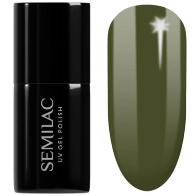 Abbildung von Semilac UV Nagellack Hybrid 421 Baobab Green 7ml Kollektion Into Her Nature