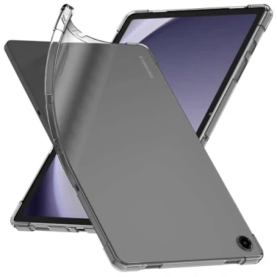 Abbildung von ebestStar Hülle für Samsung Galaxy Tab A9+ SM X210 (2023), Silikon Handyhülle, Klar TPU Schutzhülle, verstärkten Rändern und Ecken, Transparent