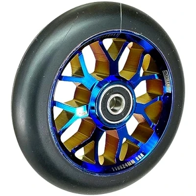 Abbildung von Fantic26 Stuntscooter Spy7 Stunt Scooter Rolle 110mm Abec11 Blauchrome/Pu Schwarz
