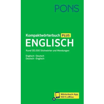 Abbildung von PONS Kompaktwörterbuch Englisch: Englisch Deutsch / mit Wörterbuch App