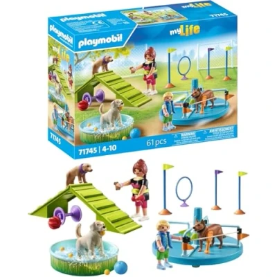 Abbildung von Playmobil® Hundespielplatz (71745), Playmobil My Life Konstruktions Spielset, (61 St)