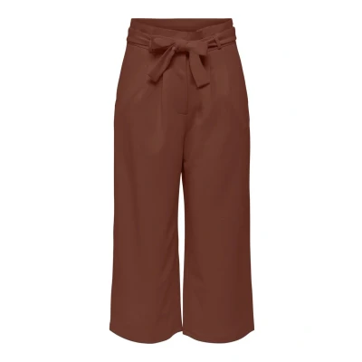 Abbildung von JDY Jdytanja Culotte PANT Stoffhose, Damen, Größe: Medium, Cherry mahogony