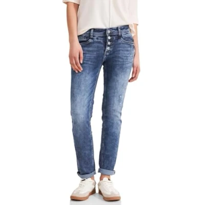 Abbildung von Street One Casual FIT Jeans Slim Fit, Damen, Größe: 27x30, Blau