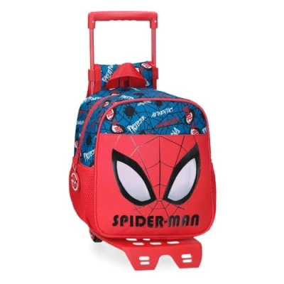 Abbildung von Marvel Joumma Spiderman Authentic Kindergartenrucksack, rot, 21 x 25 10 cm, Polyester, 5,25 l, Kindergarten Rucksack