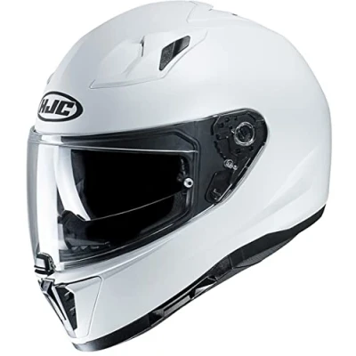 Abbildung von Motorradhelm HJC i70 SEMI MAT Weiss Perle/SEMI FLAT PEARL WHITE, Weiss, XS