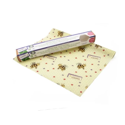 Abbildung von Beeskin Bienenwachstuch Auf Rolle 30x95 Kinder