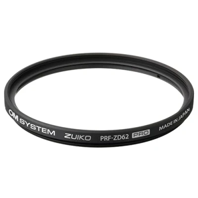 Abbildung von OM SYSTEM Zuiko PRF ZD62 MFT Schutzfilter Pro (geeignet für Olympus/OM ET 4512PRO, EW M1712PRO, EZ M1240, ES M2512PRO, EM M9035PRO) schwarz