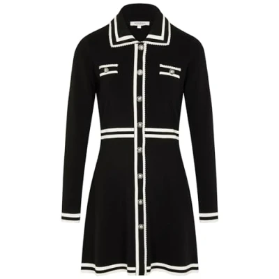 Abbildung von Morgan Strickkleid, Damen, Größe: 34, Noir/off white